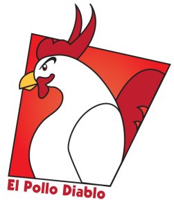 Silly Logo for el pollo diablo